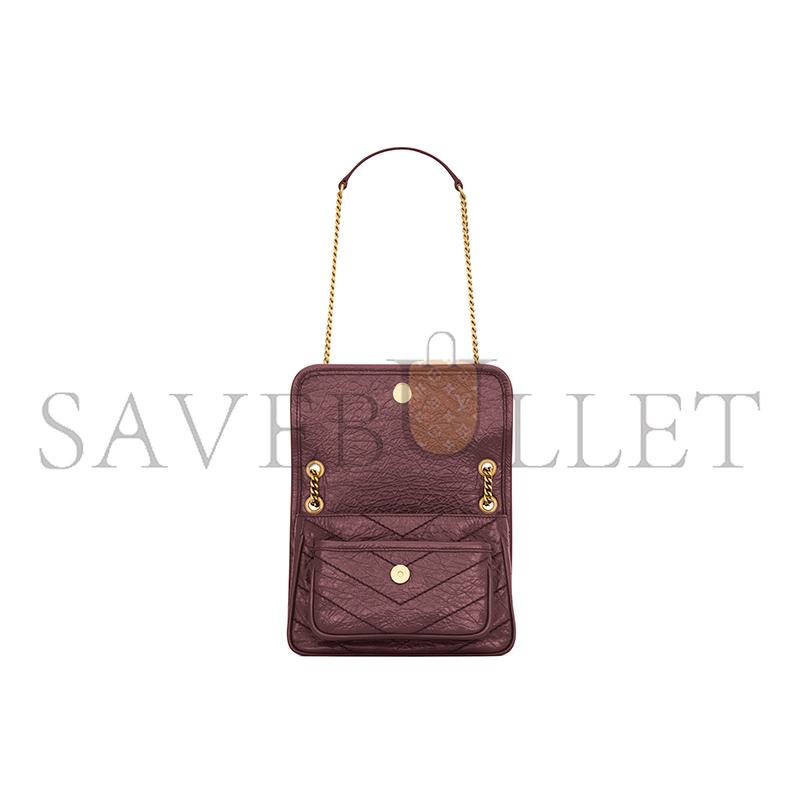 YSL NIKI MINI IN VINTAGE LEATHER 8460870EN076195 (18*12.5*5cm)